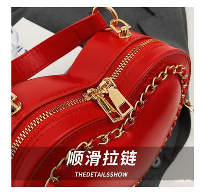 Heart Chained Crossbody Bag
