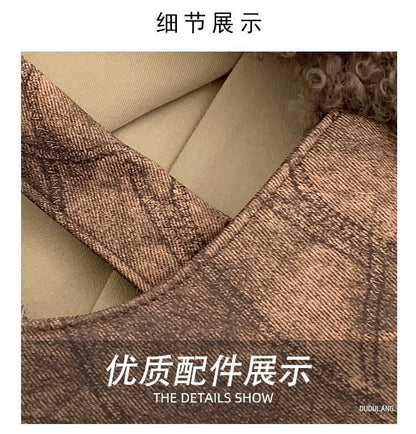 Fluffy Trim Star Tote Bag