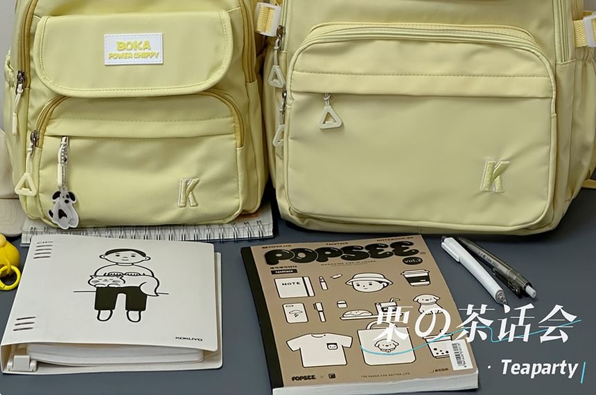 Lettering Logo Backpack / Charm / Set