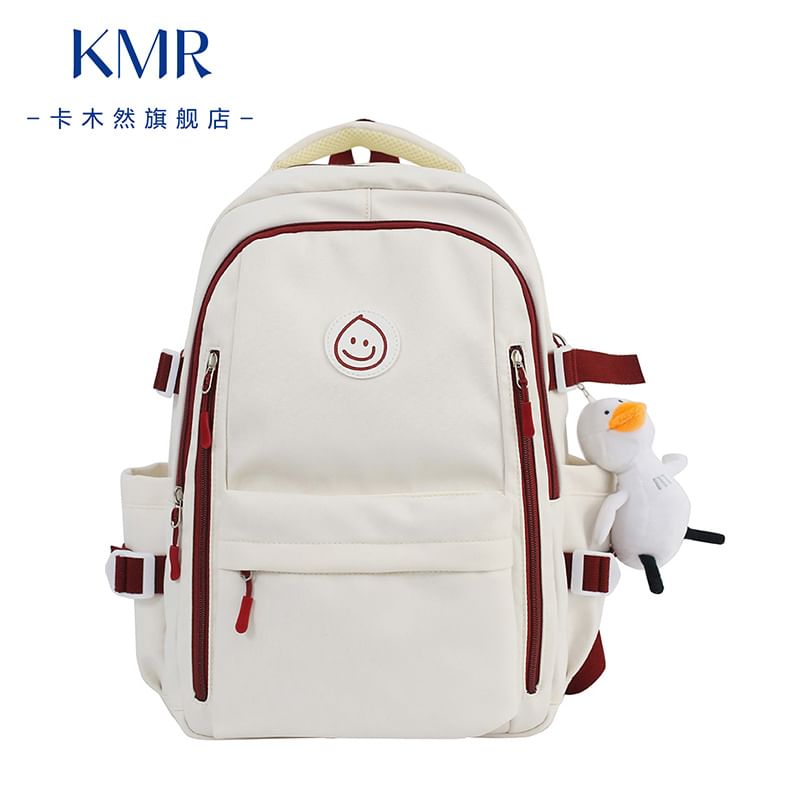 Smiley Face Logo Backpack / Duck Charm / Set