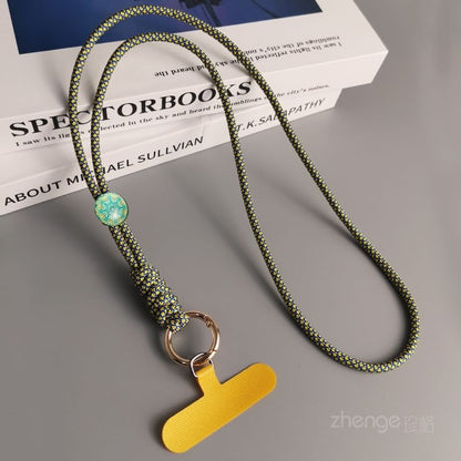 Woven Cord Phone Lanyard with Lanyard Pad