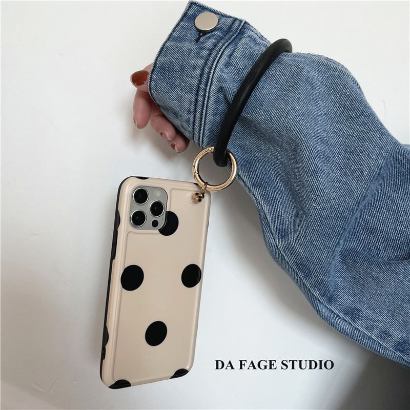 Polka Hoop Phone Dot Case