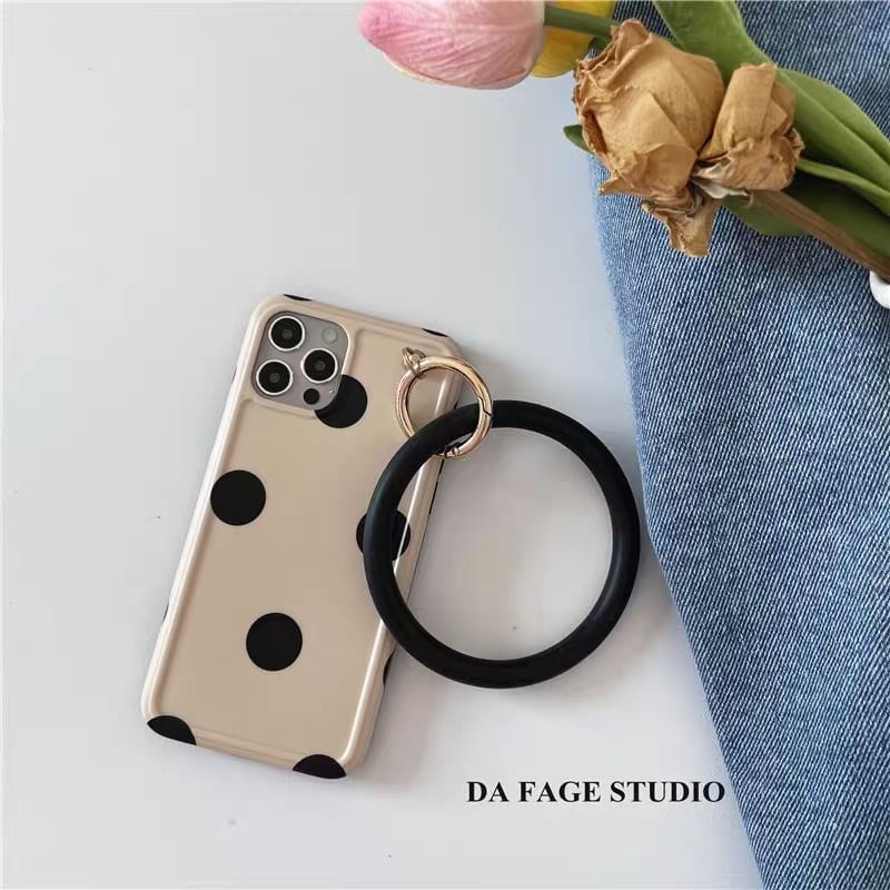 Polka Hoop Phone Dot Case