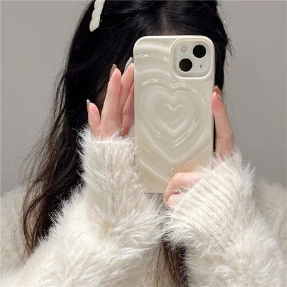 Textured Case Phone Heart