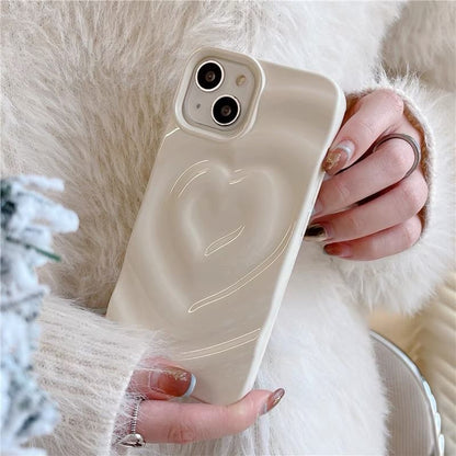 Textured Case Phone Heart
