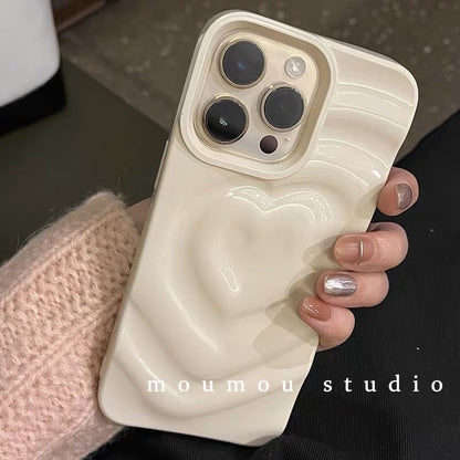 Textured Case Phone Heart