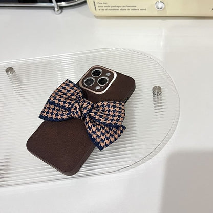 Bow Case Phone Houndstooth