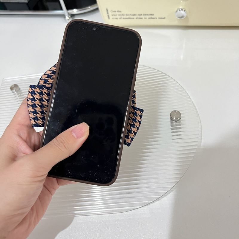 Bow Case Phone Houndstooth