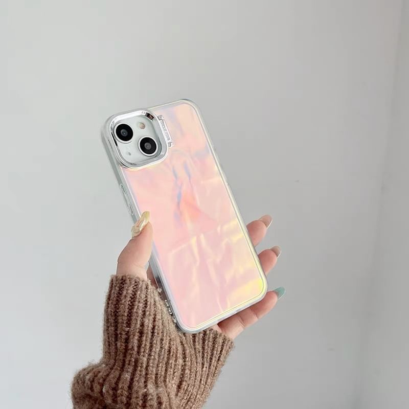Phone Holographic Case Stand Textured
