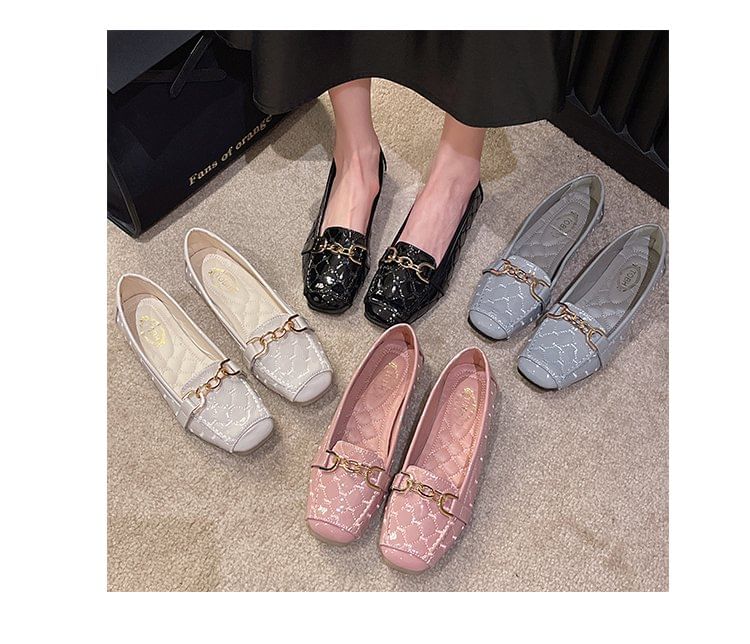 Chained Quilted Flats