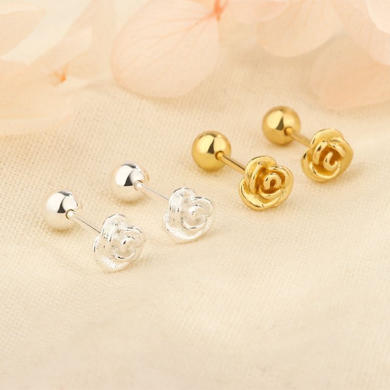 Rose Ear Stud