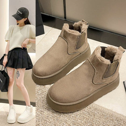Platform Short Snow Boots