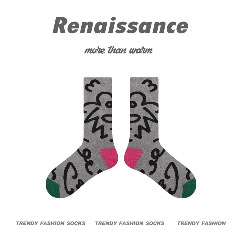 Printed Socks