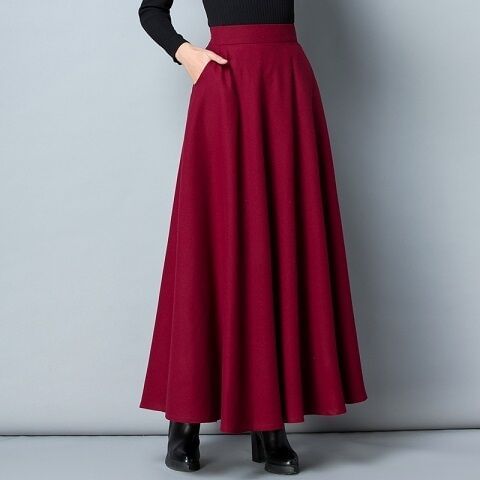 Versatile High-Rise A-Line Skirt