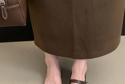 Square Toe Mary Jane Flats