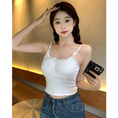 Schlichtes Camisole-Top mit U-Ausschnitt