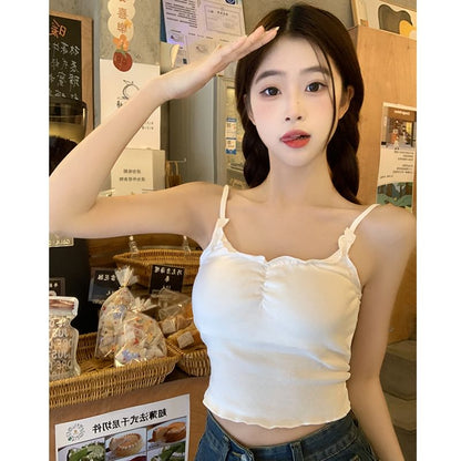 Schlichtes Camisole-Top mit U-Ausschnitt