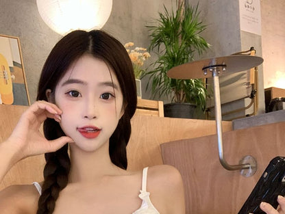 Schlichtes Camisole-Top mit U-Ausschnitt