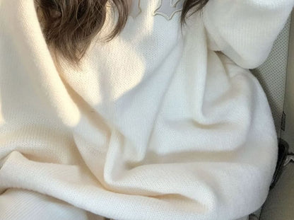 Pullover mit Rundhalsausschnitt und Schriftzug