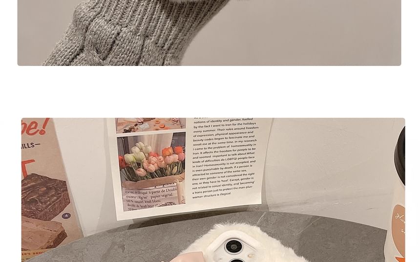 Case Chenille Bow Phone