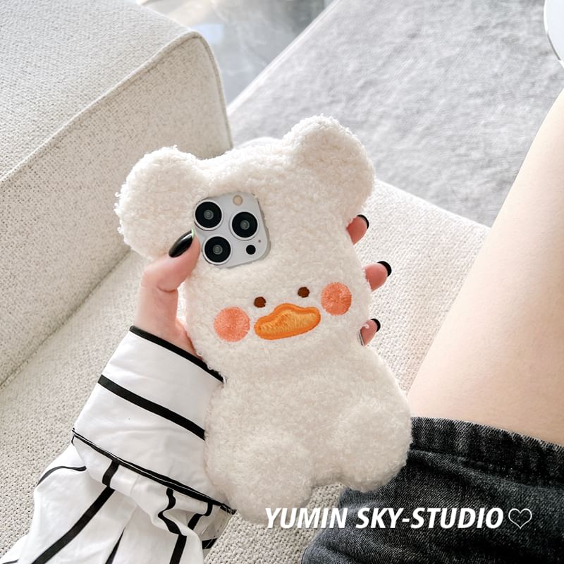 Chenille Case Duck Phone