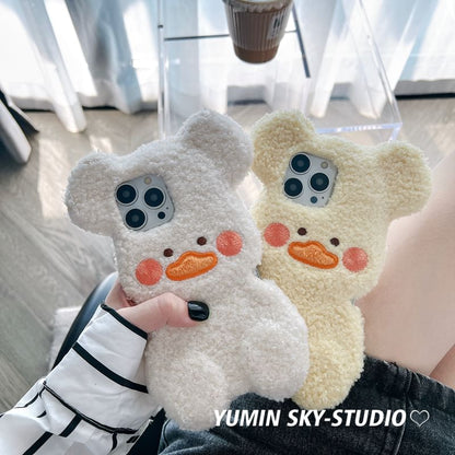 Chenille Case Duck Phone