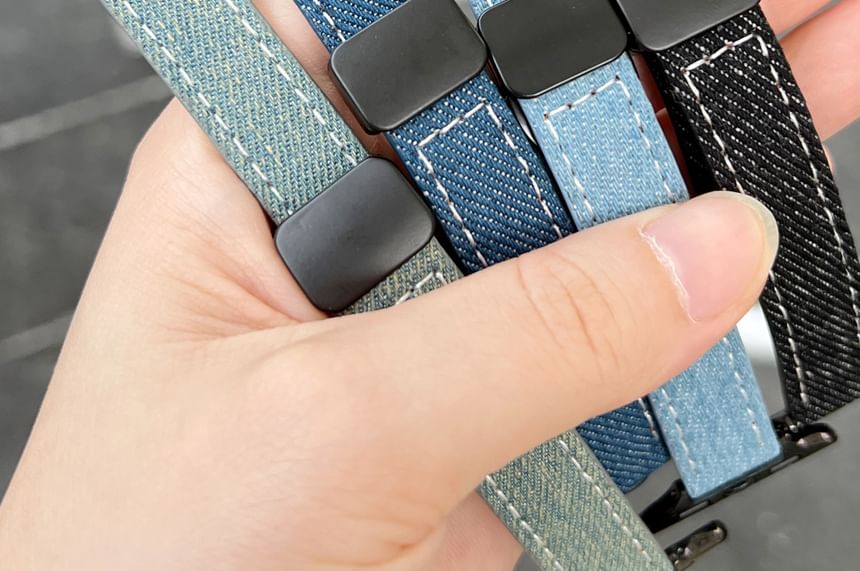 Denim Magnetic Apple Watch Band