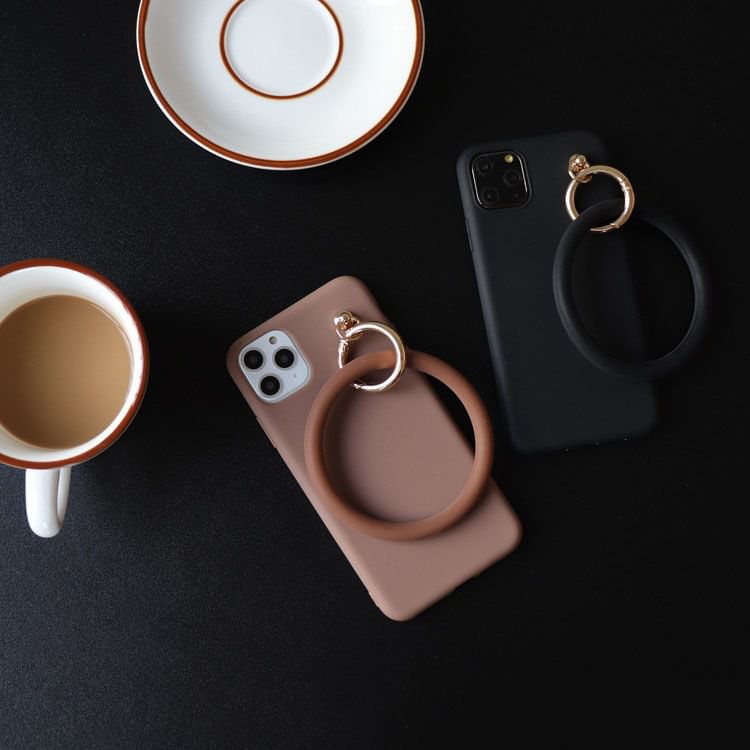 Plain Charm Phone Case Hoop