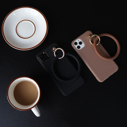 Plain Charm Phone Case Hoop