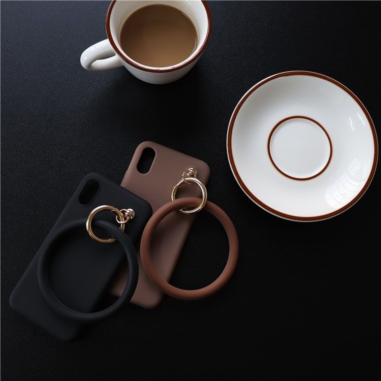 Plain Charm Phone Case Hoop