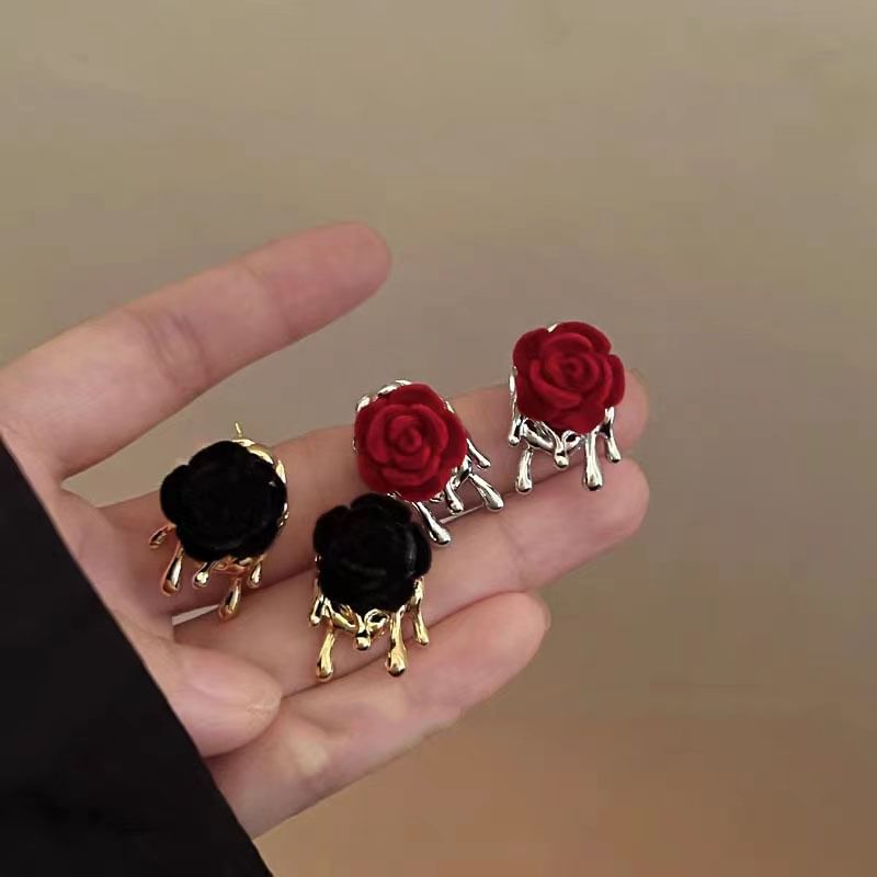 Rose Ear Stud