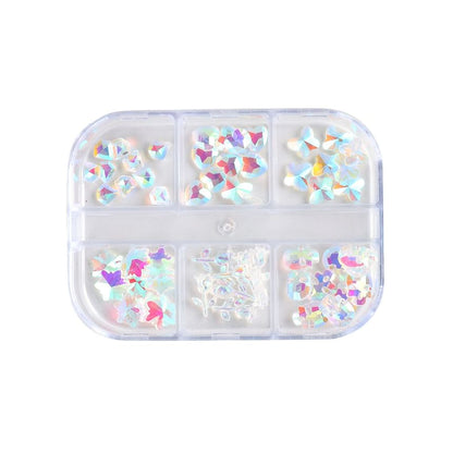 Holographic Resin Nail Art Decoration