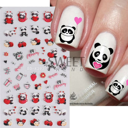 Nail Art Stickers (Various Designs)