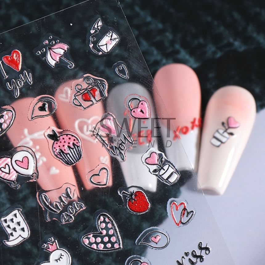 Nail Art Stickers (Various Designs)