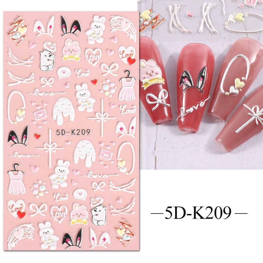 Nail Art Stickers (Various Designs)