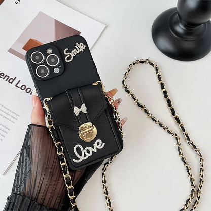 Case Phone Lettering Holder Card