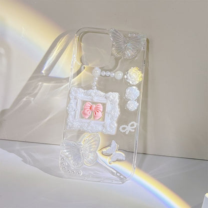 Floral Case Bow Phone