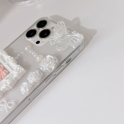 Floral Case Bow Phone