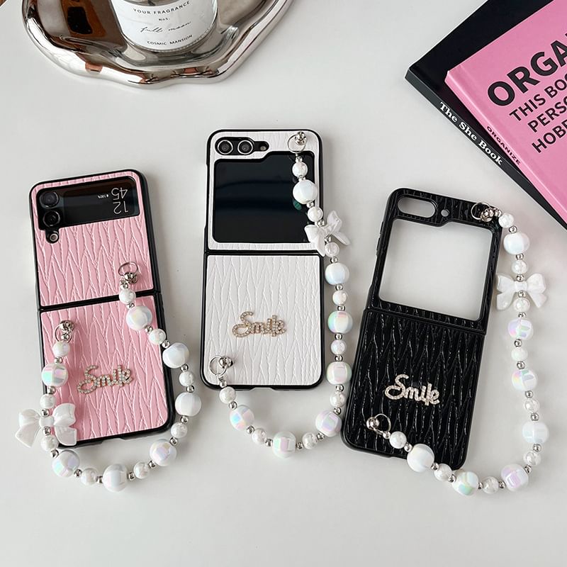 Lettering Strap Phone Case