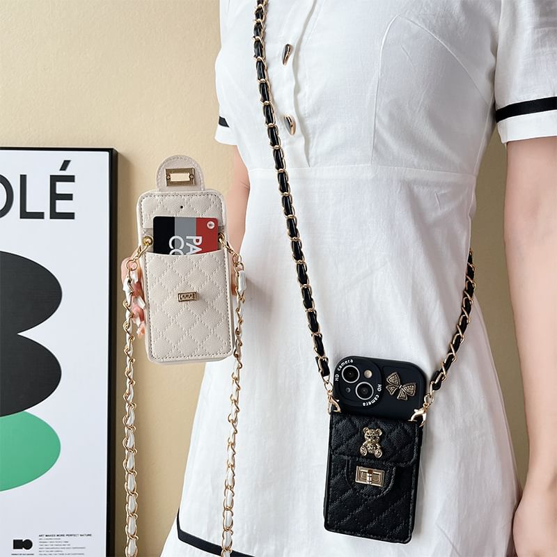 Holder Case Bear Card Phone