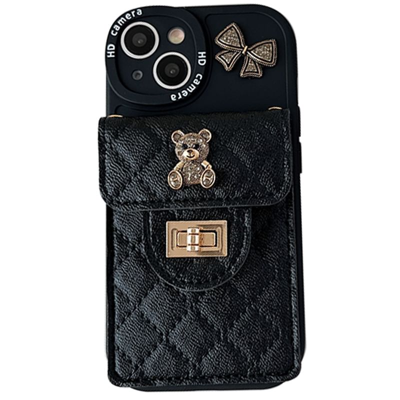 Holder Case Bear Card Phone