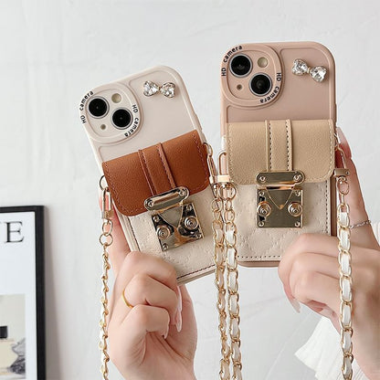 Card Phone Case Buckled Holder