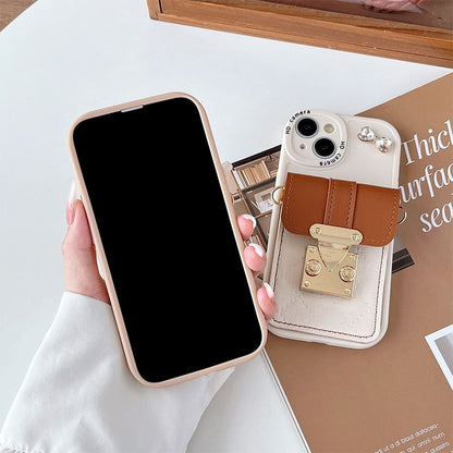 Card Phone Case Buckled Holder