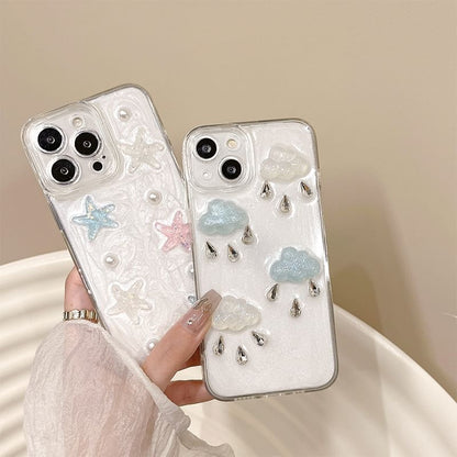 Rain Phone Cloud Starfish Case /
