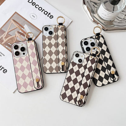 Argyle Strap Phone Case