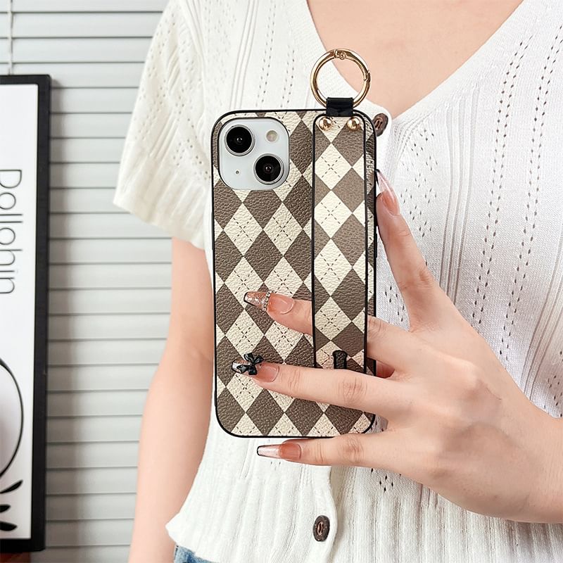 Argyle Strap Phone Case