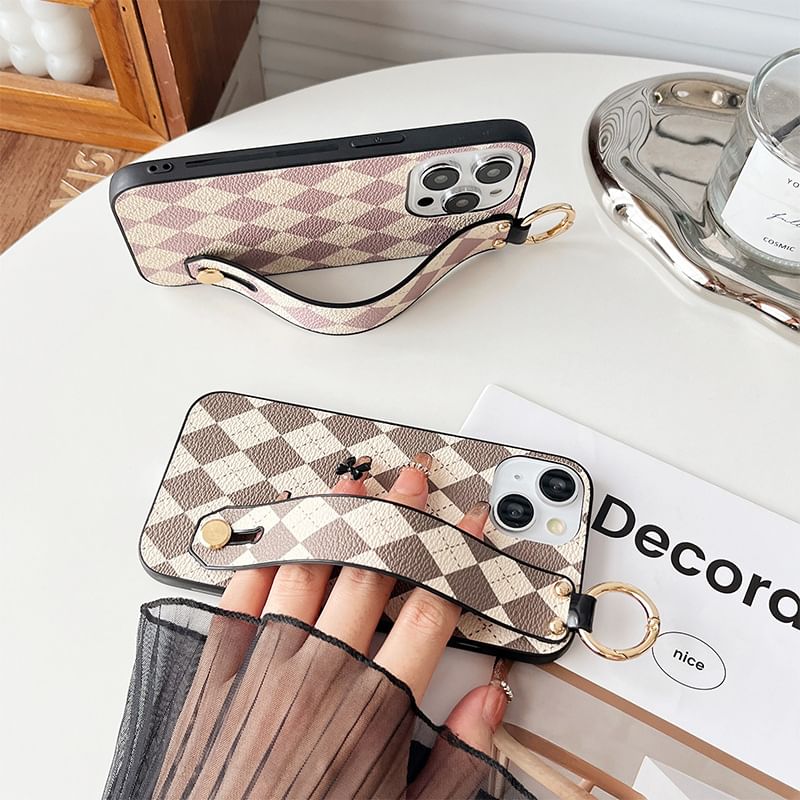 Argyle Strap Phone Case