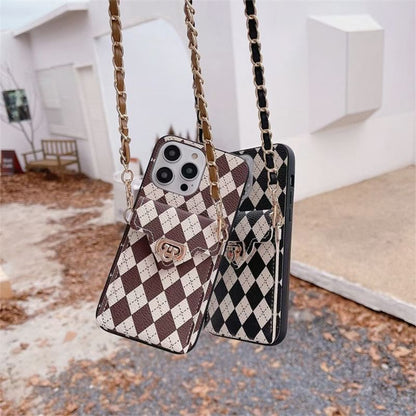 Lanyard Argyle Case Phone