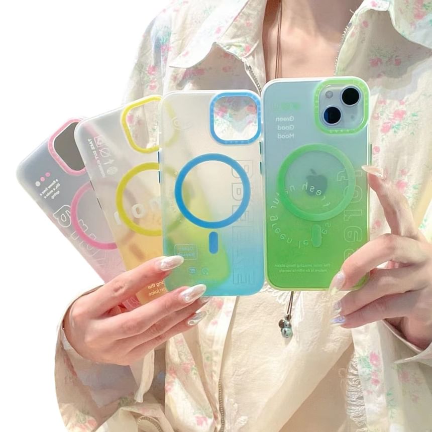Lettering Gradient MagSafe Phone Case