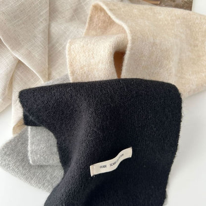 Color Block Knit Scarf